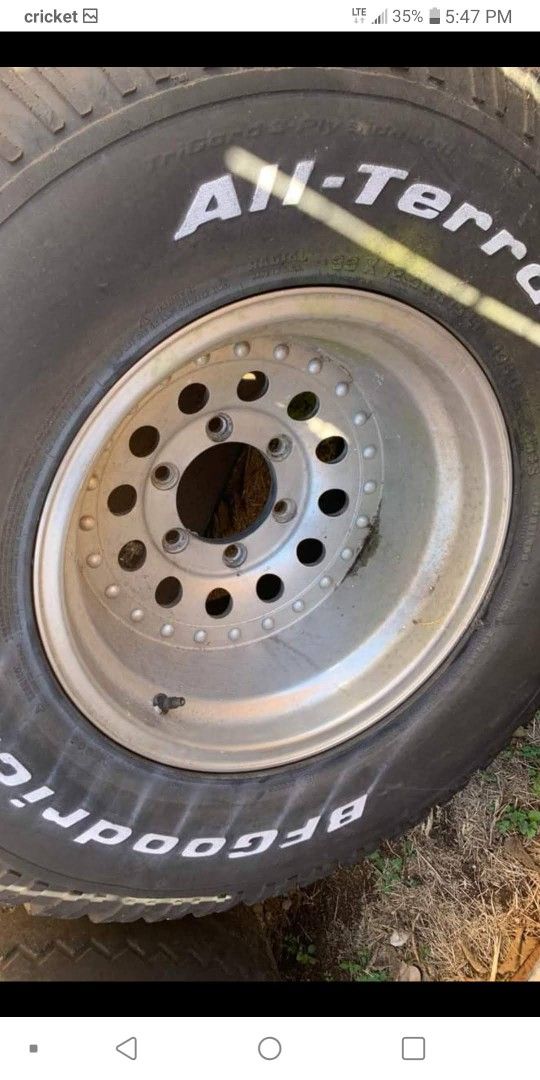 10 Sets OF AFTERMARKET ALUMINUM 6 LUG RIMS FOR CHEVY , Ford AND DODGE TRUCKS