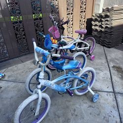 3 Children’s Girl Bikes All $25