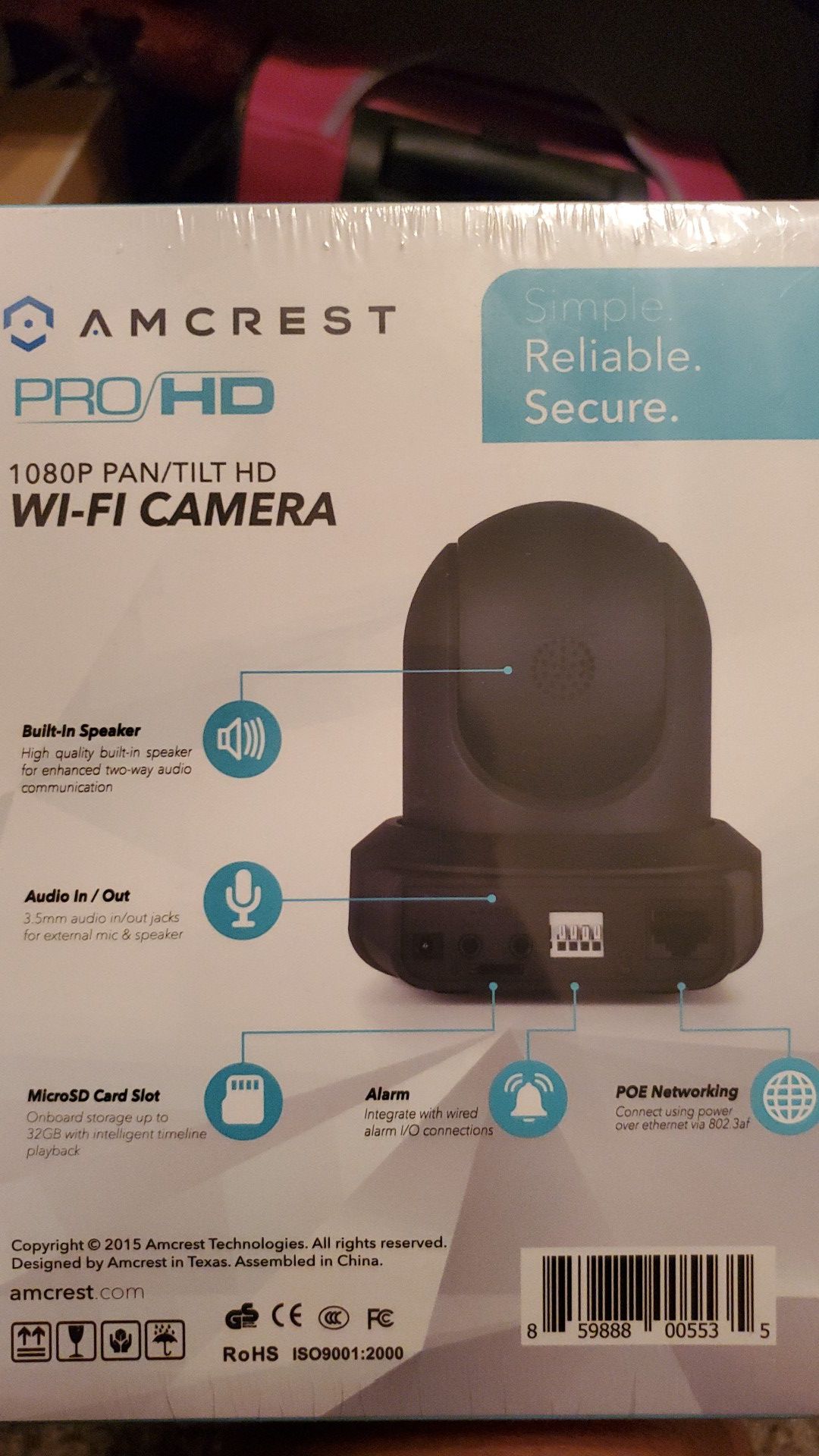 Amcrest Pro HD 1080p Pan/Tilt Wi-Fi Camera