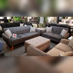 2 Pc Livingroom sofa And Loveseat set