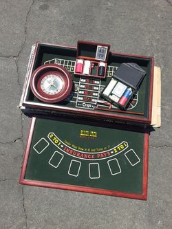 Casino gaming table vintage