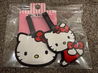 Hello Kitty Set Of 2 Bag Tags