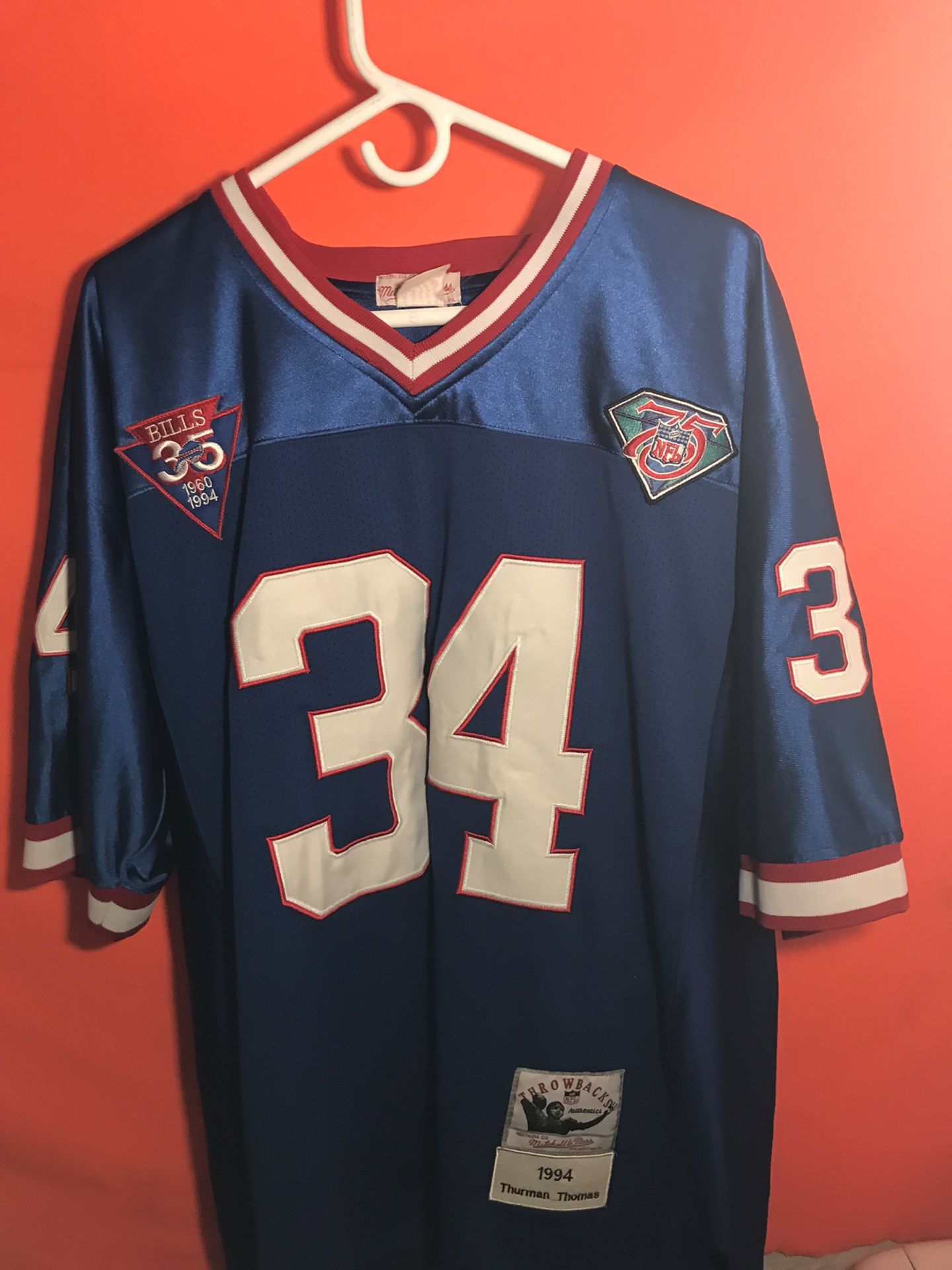 Mitchell And Ness Buffalo Bills Thurman Thomas Jersey 