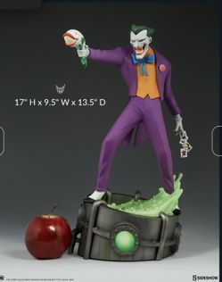 sideshow the joker animated series statue exclusive