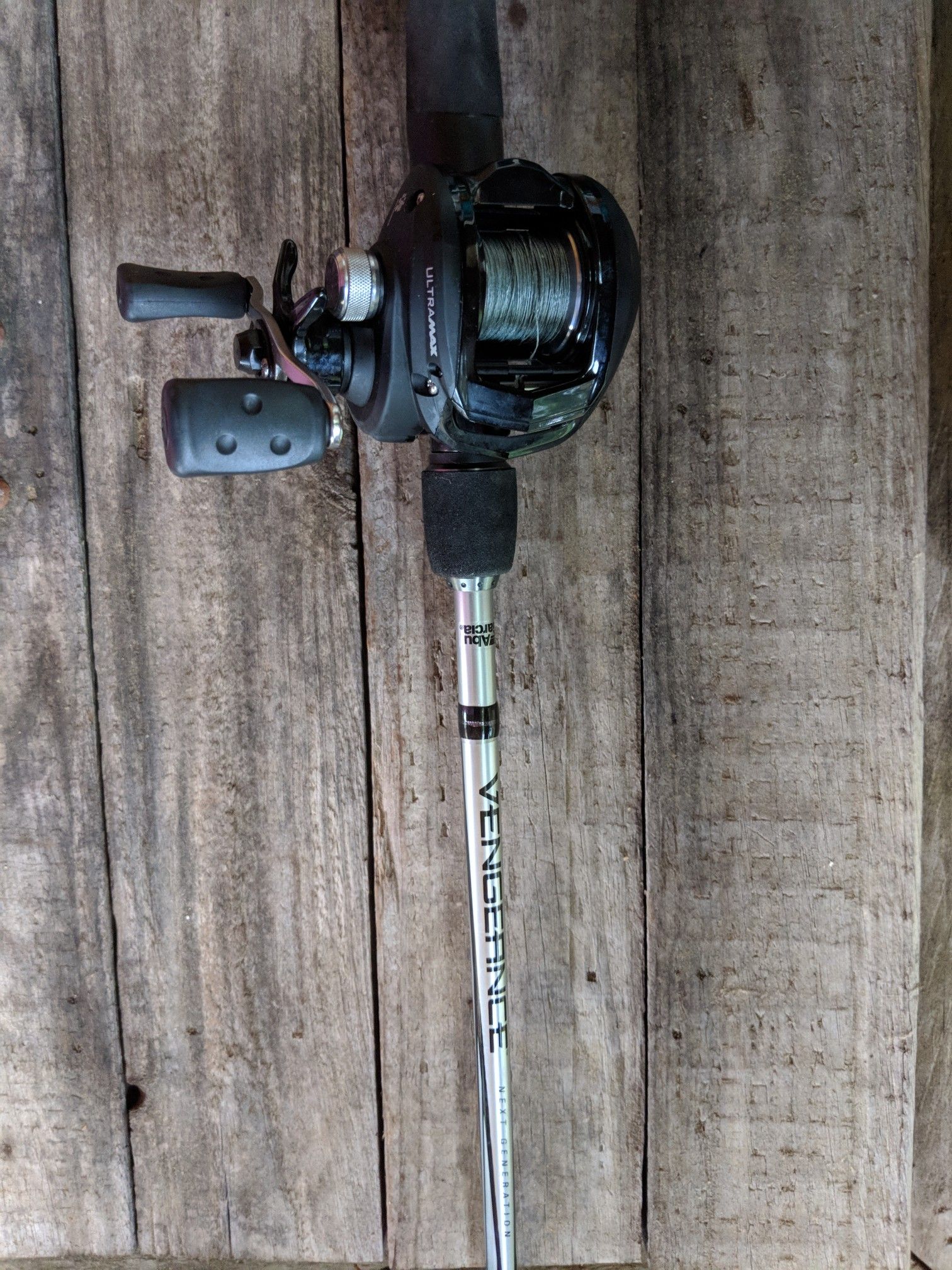Abu Garcia Ultra Max Baitcast Fishing Rod + Reel