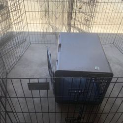 3 Puppy Cages(connectable)+Crate