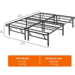 Full Foldable Bed Frame