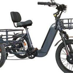 BREEZY Electric Trike 3 Wheel eBike TRIKE GT-48v 500 w Fat Tire Electric Tricycle
