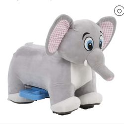Elephant Plush Ride On For Toddlers 