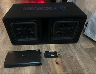 Kit Car Audio Kicker Solo-Baric L7 + Amp DB Drive 3000W + Epicenter