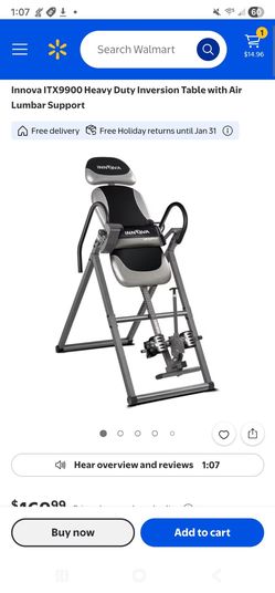 Inversion table