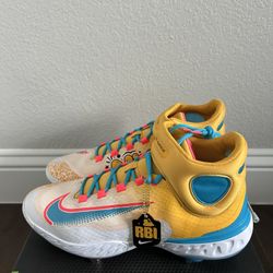 Nike RBI Alpha Huarache Elite 4 Mid Yellow Baseball Cleats FZ7344 700 Men Sz 12M