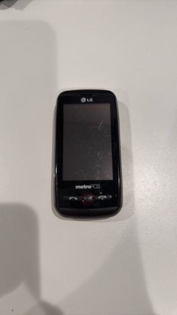 LG MetroPCS Black Touchscreen Phone