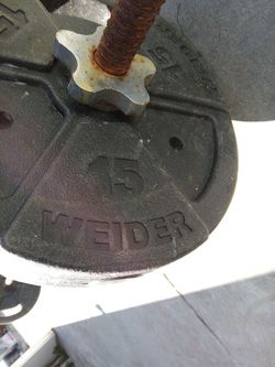 30 pound weider barbell weight