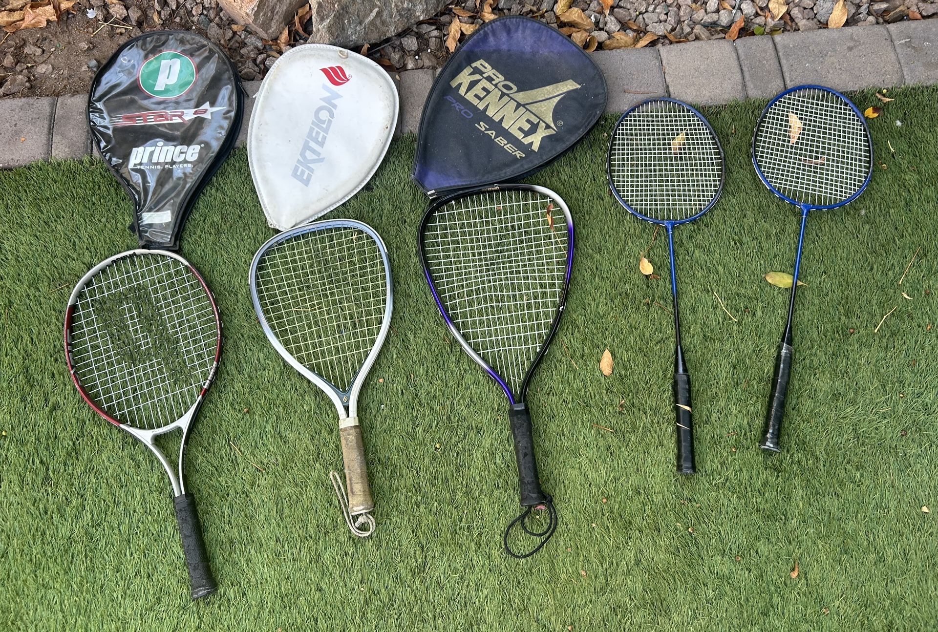 Tennis, Racketball, & Badminton Rackets