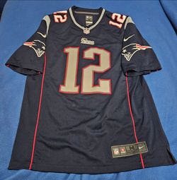 Used New England Patriots Tom Brady Nike Jersey, Men's Medium