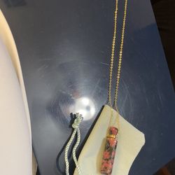 Women’s Perfume Bottle  Gold-plated 9 in Necklace