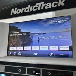 Nordictrack Elite 5700  with   7" Full-color Touch Screen Monitor 