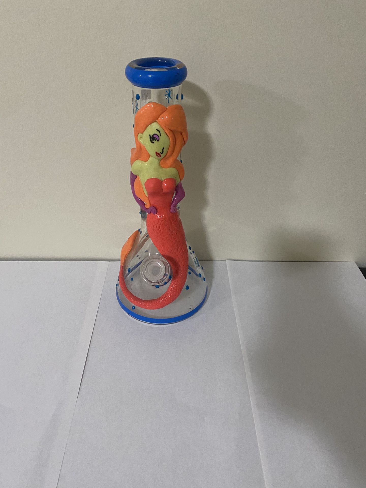 Decorative Glass Art Piece – Mermaid Theme