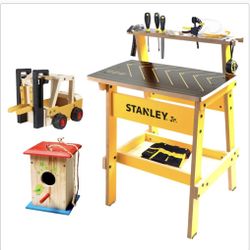 Stanley Jr Workbench And Tools And 2 Projects