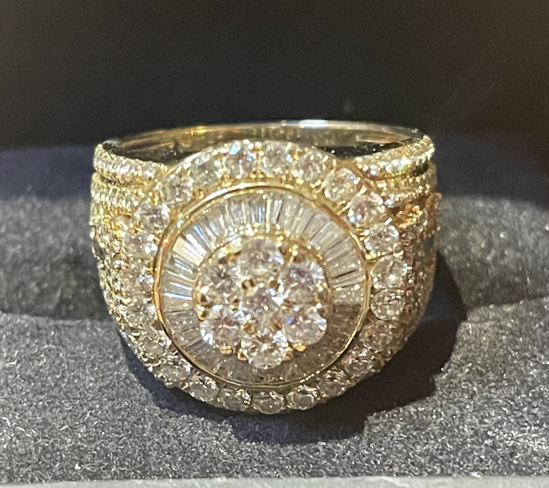 OGorgeous Men’s Ring 14K Diamonds 4.76 Ct Diamonds