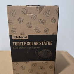 Eletorot Solar Tutle Garden Decor