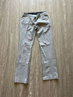 Express Women's Light Grey Straight Leg Work Pants