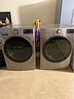 LG washer and dryer