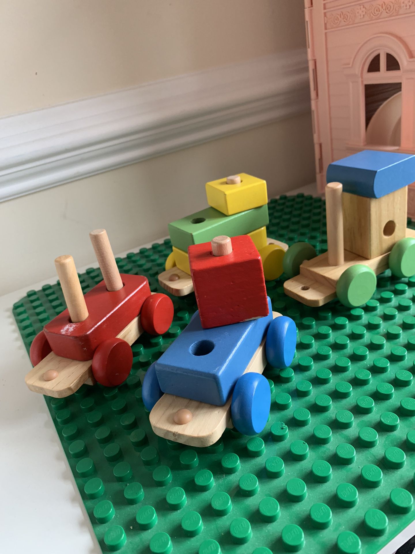 Wooden play toys