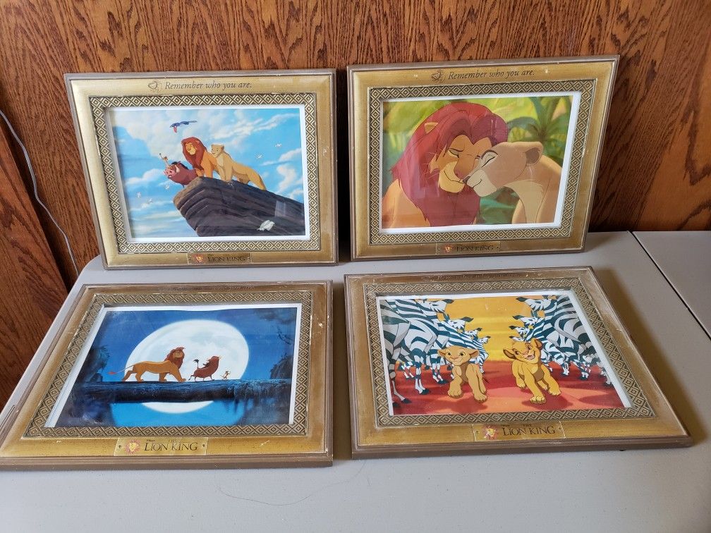 The Lion King Framed Lithographs - Disney Limited Edition with Special Frames