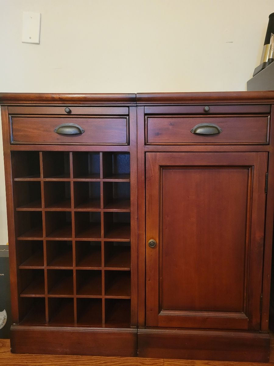 Pottery Barn Modular Wine bar Cabinet