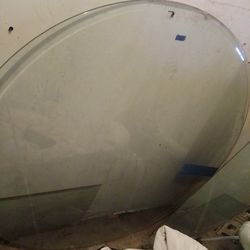 LUXURY 1/2" THICK ROUND GLASS TABLE TOP -BEVELED EDGE"(HEAVY)