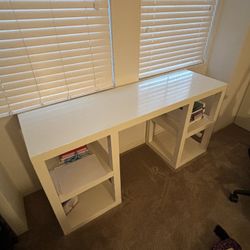 West elm Long White Desk