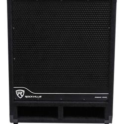 Rockville - Subwoofer de estudio activo / con alimentación, Pro Reference, apm10b 10 pulgadas 400W, 15 pulgadas