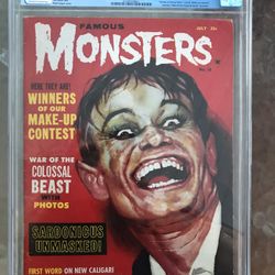Famous Monsters of Filmland #18 (1962) CGC 6.5 — “50 Worst Horror Films”