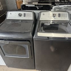 GE Top Load Washer And Dryer Set 