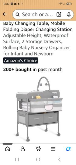 Baby changing station