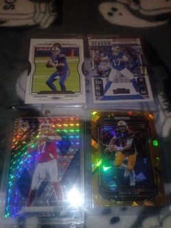Josh Allen Football Trading Card Lot of 4