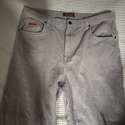 Empire grey corduroy pants