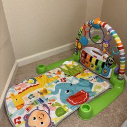 Fisher-Price Baby Playmat Deluxe Kick & Play Piano Gym for Learning  for Newborn to Toddler Play Ages 0+ Months 
