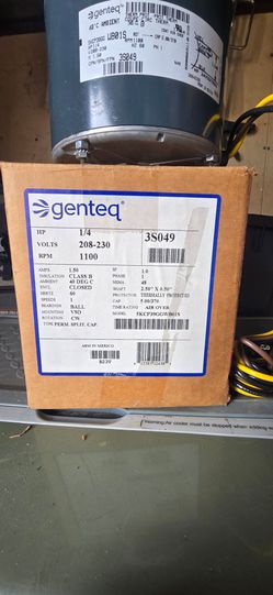 Condenser Fan Motor 1/4HP 208/230V
