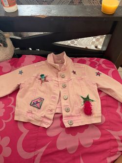 4t Girls denim Pink Jacket