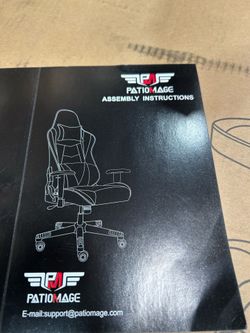 Gaming chair black and red