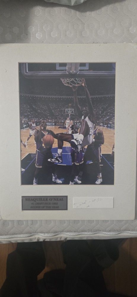 Shaquille O Neal 1992 Sign