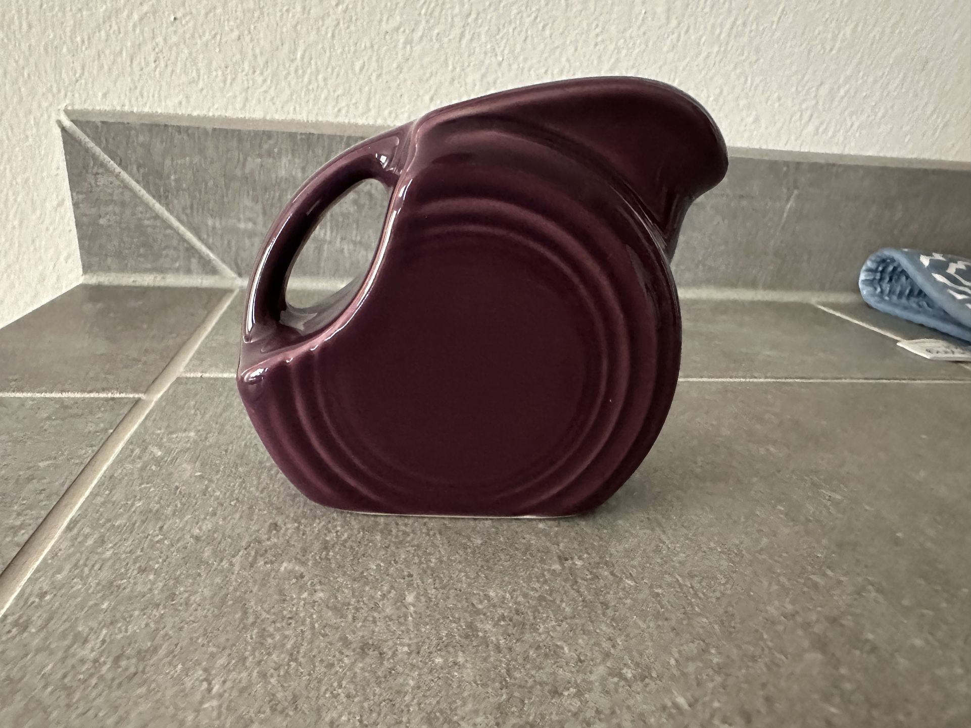Heather Fiestaware Mini Disk Pitcher