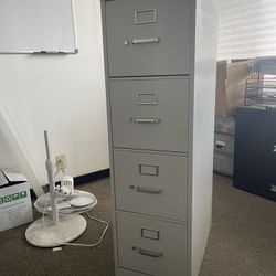 Iron filing cabinet. 4 Drawers