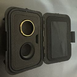 Ridge 8mm Beveled Ring Set - 24K Gold