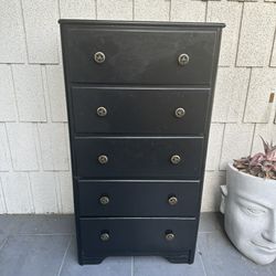 Solid Wood Vintage Dresser 