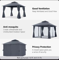 High Grade Steel Patio Gazebo The Soft Roof