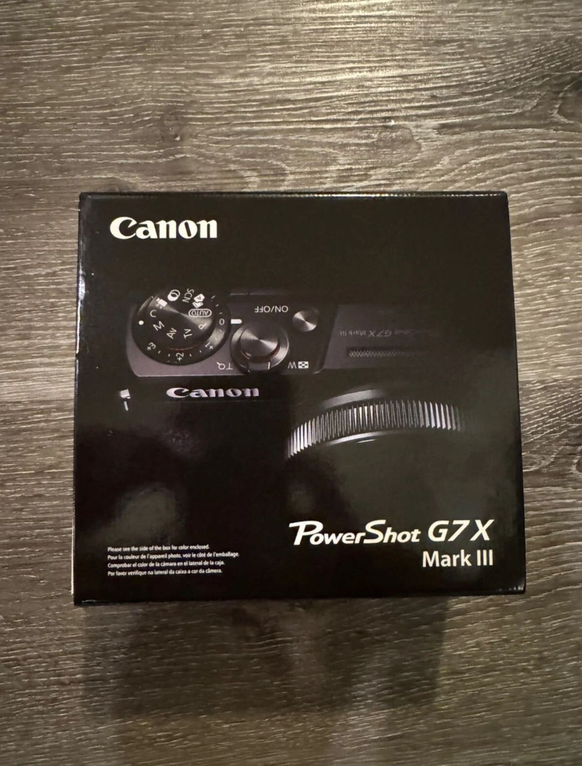 NEW Canon PowerShot G7 X Mark III - 20.1MP Point & Shoot Digital Camera - Black
